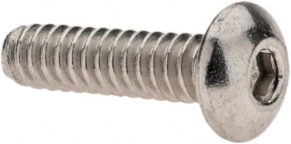 Value Collection - #6-32 UNC Hex Socket Button Cap Screw - Top Tool & Supply