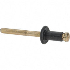 Made in USA - Aluminum Peel Blind Rivet - Steel Mandrel, 3/32" to 1/8" Grip, 12.7mm Length Under Head, - Top Tool & Supply