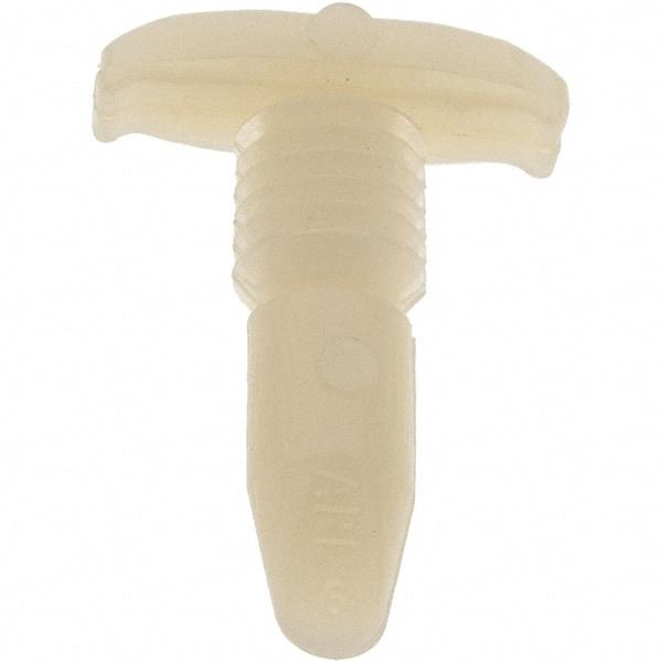 Value Collection - Nylon Panel Rivet - 1/4" Length Under Head, 1/2" Head Diam - Top Tool & Supply