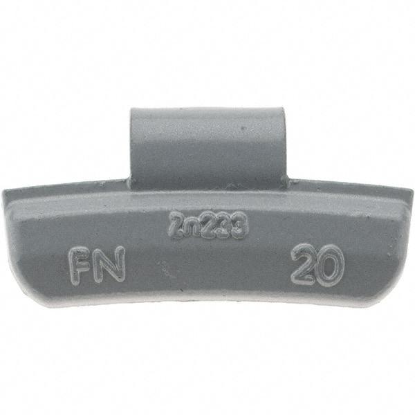 Value Collection - 20 g FN Wheel Weight - Zinc, For Use with Automotive & Light Trucks - Top Tool & Supply