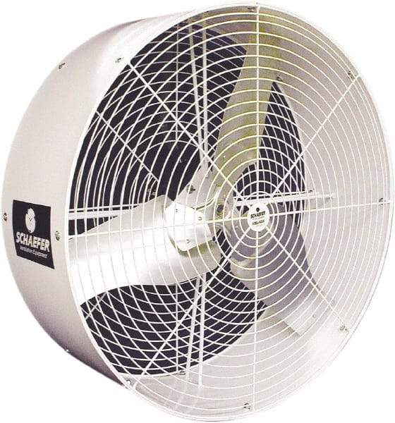 Schaefer Ventilation Equipment - 36" Blade, 1/2 hp, 11,380 CFM, Industrial Circulation Fan - Ceiling Mount, 1 Speed - Top Tool & Supply