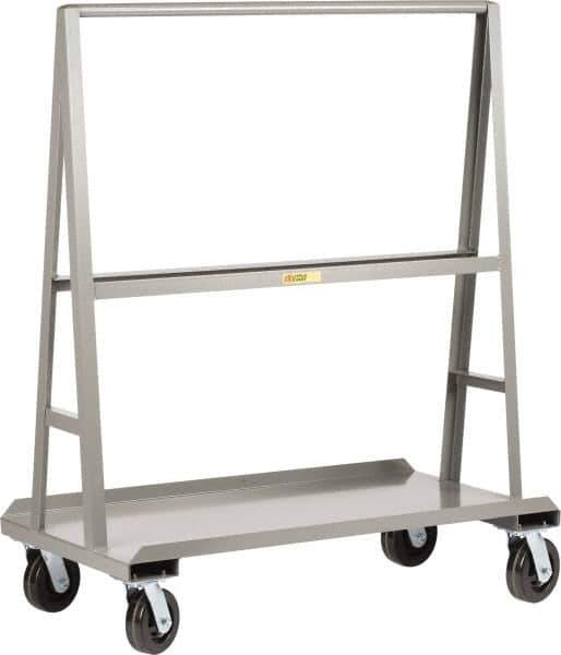 Little Giant - 2,000 Lb Capacity Steel Panel Truck - Steel Deck, 36" OAW, 0" Platform Length, Phenolic Casters - Top Tool & Supply