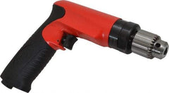 Sioux Tools - 1/4" Keyed Chuck - Pistol Grip Handle, 6,000 RPM, 14.16 LPS, 30 CFM, 1 hp - Top Tool & Supply