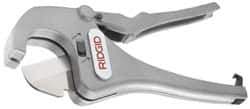 Ridgid - 1/2" to 1-5/8" Pipe Capacity, Ratcheting Tube & Pipe Cutter - Cuts Plastic, Rubber, PVC, CPVC - Top Tool & Supply