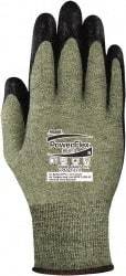 Ansell - Size XS, Neoprene Coated Kevlar, Flame Resistant Gloves - Kevlar Lined, 12 cal/Sq cm Max Arc Protection, ANSI S11.11, NFPA70E & CGSB 155.20-2000 - Top Tool & Supply