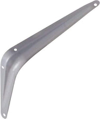 National Mfg. - 100 Lb Capacity, Gray Shelf Brackets - 6" Long x 8" High x 1.667" Wide - Top Tool & Supply