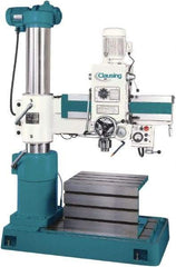 Clausing - 29-1/2" Swing, Geared Head Radial Arm Drill Press - 6 Speed, 2 hp, Three Phase - Top Tool & Supply