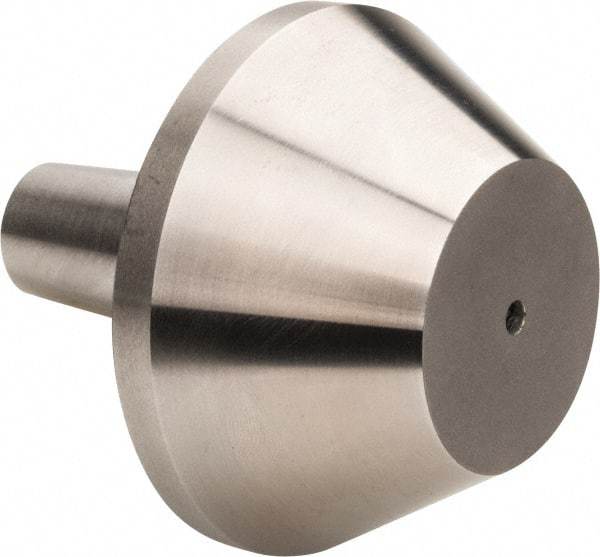 Riten - 5MT Taper, 1-1/2 to 2-3/4" Point Diam, Hardened Tool Steel Lathe Bull Nose Point - 1-5/8" OAL - Top Tool & Supply