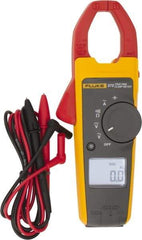 Fluke - 373, CAT IV, CAT III, Digital True RMS Clamp Meter with 1.26" Clamp On Jaws - 600 VAC/VDC, 600 AC Amps, Measures Voltage, Capacitance, Current, Resistance - Top Tool & Supply