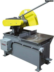 Kalamazoo - 20" Blade Diam, 1" Arbor Hole, Straight Chop & Cutoff Saw - 2,500 RPM, 15 hp, 220/440 Volts, 3 Phase - Top Tool & Supply