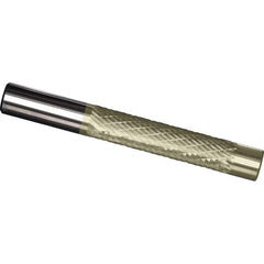 Made in USA - 12mm Diam, 50mm LOC, Solid Carbide Diamond Pattern Router Bit - Right Hand Cut, 100mm OAL - Top Tool & Supply