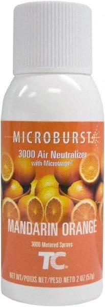 Rubbermaid - 2 oz Air Freshener Dispenser Aerosol Refill - Mandarin Orange, Compatible with Lumecel & Microburst 3000 Dispensers - Top Tool & Supply