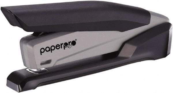 PaperPro - 20 Sheet Half Strip Stapler - Black/Gray - Top Tool & Supply