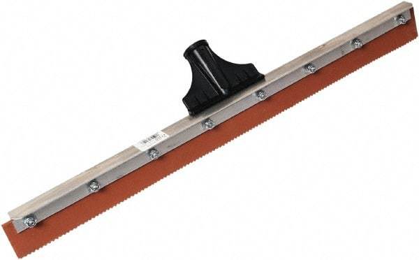 SEYMOUR-MIDWEST - 24-3/8" Rubber Blade Floor Squeegee - Threaded End, Single Edge, Aluminum Holder - Top Tool & Supply