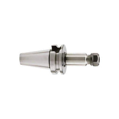 HAIMER - 1mm to 16mm Capacity, 3.94" Projection, BT40 Taper Shank, ER25 Collet Chuck - 0.0001" TIR, Through-Spindle & DIN Flange Coolant - Exact Industrial Supply