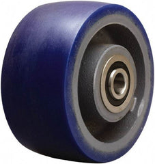 Hamilton - 6 Inch Diameter x 3 Inch Wide, Polyurethane on Cast Iron Caster Wheel - 1,800 Lb. Capacity, 3-1/4 Inch Hub Length, 1 Inch Axle Diameter, Tapered Roller Bearing - Top Tool & Supply