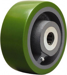 Hamilton - 6 Inch Diameter x 2-1/2 Inch Wide, Polyurethane on Cast Iron Caster Wheel - 1,600 Lb. Capacity, 3-1/4 Inch Hub Length, 1-15/16 Inch Axle Diameter, Plain Bore Bearing - Top Tool & Supply