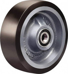 Hamilton - 6 Inch Diameter x 2 Inch Wide, Polyurethane on Cast Iron Caster Wheel - 1,560 Lb. Capacity, 2-1/4 Inch Hub Length, 1/2 Inch Axle Diameter, Sealed Precision Ball Bearing - Top Tool & Supply