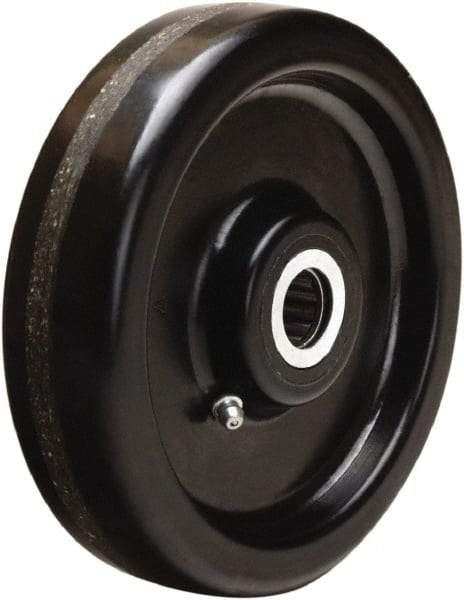 Hamilton - 6 Inch Diameter x 1-1/2 Inch Wide, Phenolic Caster Wheel - 800 Lb. Capacity, 1-5/8 Inch Hub Length, 3/4 Inch Axle Diameter, Straight Roller Bearing - Top Tool & Supply