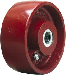 Hamilton - 5 Inch Diameter x 2-1/2 Inch Wide, Ductile Iron Caster Wheel - 2,500 Lb. Capacity, 3-1/4 Inch Hub Length, 1-1/4 Inch Axle Diameter, Straight Roller Bearing - Top Tool & Supply