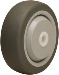 Hamilton - 3-1/2 Inch Diameter x 1-3/8 Inch Wide, Rubber on Thermoplastic Caster Wheel - 240 Lb. Capacity, 1-9/16 Inch Hub Length, 1/2 Inch Axle Diameter, Stainless Steel Ball Bearing - Top Tool & Supply