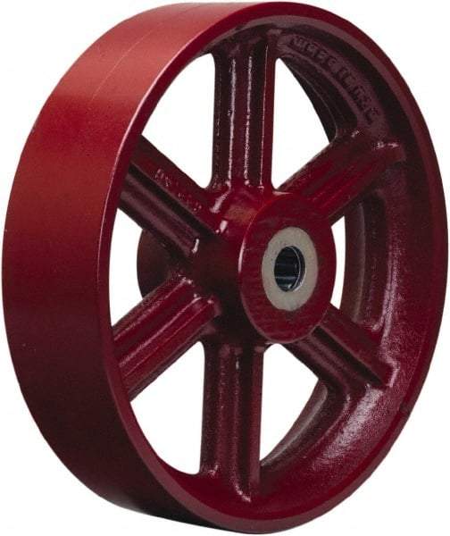 Hamilton - 18 Inch Diameter x 3 Inch Wide, Cast Iron Caster Wheel - 4,000 Lb. Capacity, 4-1/4 Inch Hub Length, 1-1/4 Inch Axle Diameter, Tapered Roller Bearing - Top Tool & Supply