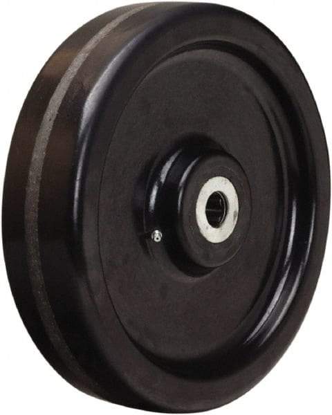 Hamilton - 12 Inch Diameter x 3 Inch Wide, Phenolic Caster Wheel - 3,500 Lb. Capacity, 3-1/4 Inch Hub Length, 1-15/16 Inch Axle Diameter, Plain Bore Bearing - Top Tool & Supply