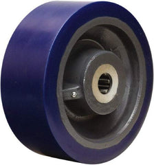 Hamilton - 10 Inch Diameter x 4 Inch Wide, Polyurethane on Forged Steel Caster Wheel - 5,000 Lb. Capacity, 4-1/4 Inch Hub Length, 2-7/16 Inch Axle Diameter, Plain Bore Bearing - Top Tool & Supply