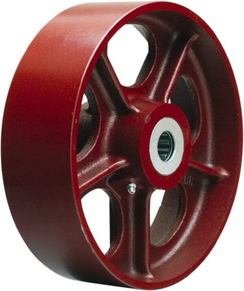 Hamilton - 11 Inch Diameter x 3 Inch Wide, Cast Iron Caster Wheel - 4,000 Lb. Capacity, 3-1/4 Inch Hub Length, 1 Inch Axle Diameter, Tapered Roller Bearing - Top Tool & Supply