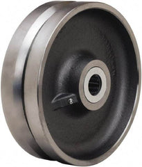 Hamilton - 10 Inch Diameter x 3 Inch Wide, Forged Steel Caster Wheel - 3,600 Lb. Capacity, 3-1/4 Inch Hub Length, 2-7/16 Inch Axle Diameter, Plain Bore Bearing - Top Tool & Supply