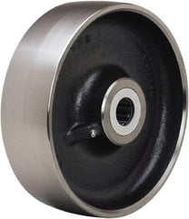 Hamilton - 10 Inch Diameter x 3 Inch Wide, Forged Steel Caster Wheel - 5,500 Lb. Capacity, 3-1/4 Inch Hub Length, 1-1/2 Inch Axle Diameter, Straight Roller Bearing - Top Tool & Supply