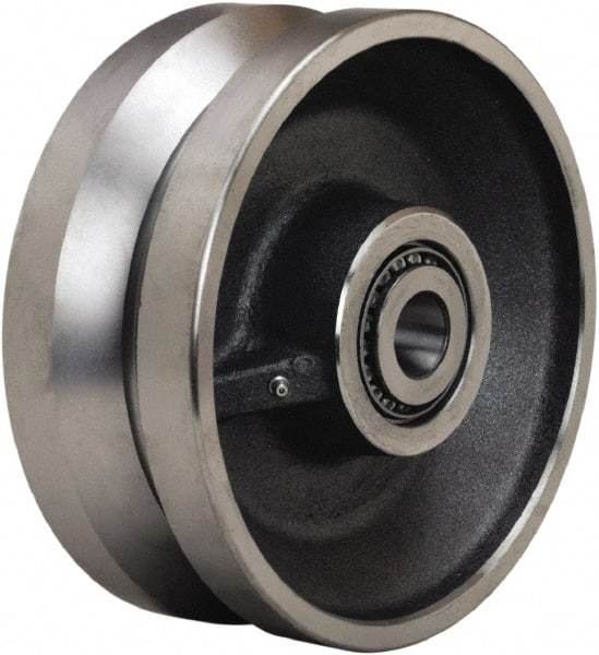 Hamilton - 10 Inch Diameter x 4 Inch Wide, Forged Steel Caster Wheel - 16,000 Lb. Capacity, 4-1/4 Inch Hub Length, 1-1/2 Inch Axle Diameter, Tapered Roller Bearing - Top Tool & Supply