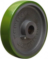 Hamilton - 12 Inch Diameter x 2-1/2 Inch Wide, Polyurethane on Cast Iron Caster Wheel - 2,800 Lb. Capacity, 3-1/4 Inch Hub Length, 1 Inch Axle Diameter, Tapered Roller Bearing - Top Tool & Supply