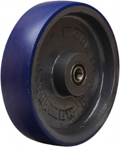 Hamilton - 12 Inch Diameter x 3 Inch Wide, Polyurethane on Cast Iron Caster Wheel - 2,800 Lb. Capacity, 3-1/4 Inch Hub Length, 1-1/4 Inch Axle Diameter, Tapered Roller Bearing - Top Tool & Supply