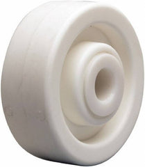 Hamilton - 4 Inch Diameter x 1-1/2 Inch Wide, Polyolefin Caster Wheel - 400 Lb. Capacity, 1-5/8 Inch Hub Length, 5/8 Inch Axle Diameter, Delrin Bearing - Top Tool & Supply