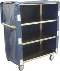 Jamco - 600 Lb Capacity, 48" Wide x 22" Long x 47" High Linen Cart - 4 Shelf, Stainless Steel, 4 Swivel Casters - Top Tool & Supply