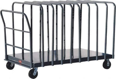 Jamco - 1,800 Lb Capacity Adjustable Panel Truck - Steel Deck, 48" OAW, 9" Platform Height - Top Tool & Supply