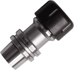 HAIMER - 1/8" to 3/8" Capacity, 45mm Projection, HSK25E Hollow Taper, ER16 Collet Chuck - 0.0001" TIR - Exact Industrial Supply