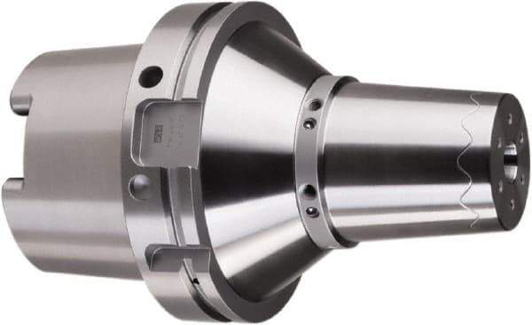 HAIMER - 2" Hole Diam, HSK125A Taper Shank Shrink Fit Tool Holder & Adapter - 7" Projection, 3.23" Nose Diam, 3.46" Clamping Depth, 25,000 RPM, Through Coolant - Exact Industrial Supply