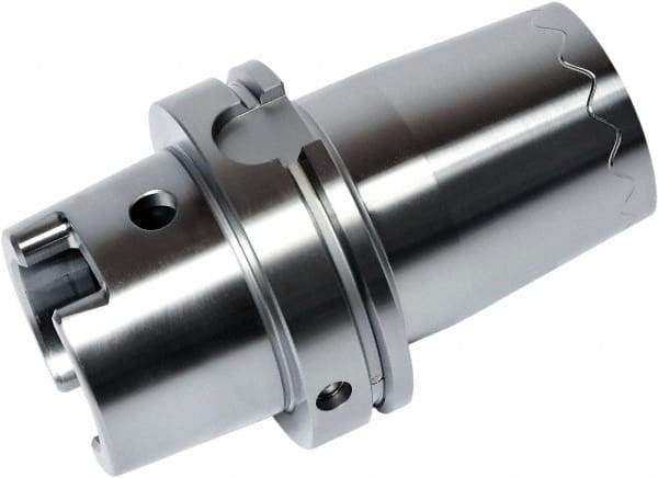 HAIMER - 10mm Hole Diam, HSK100A Taper Shank Shrink Fit Tool Holder & Adapter - 160mm Projection, 27mm Nose Diam, 42mm Clamping Depth, 25,000 RPM, Through Coolant - Exact Industrial Supply