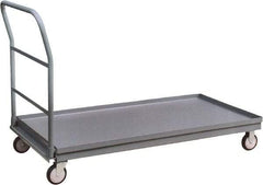 Jamco - 1,200 Lb Capacity Platform Truck - Steel Deck, 36" OAW, 9" Platform Height, Urethane Casters - Top Tool & Supply