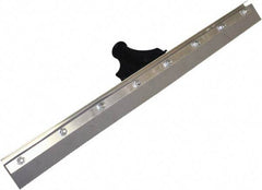 SEYMOUR-MIDWEST - 24" EPDM Blade Floor Squeegee - Threaded End, Single Edge, Gray, Aluminum Holder - Top Tool & Supply