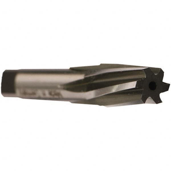 Emuge - 1/2" Pipe, 0.6673" Small End Diam, 0.6299" Straight Shank, 35mm Flute, Taper Pipe Reamer - Top Tool & Supply