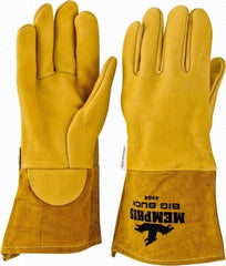 MCR Safety - Size XL Unlined Deerskin Welding Glove - Tan, Pair - Top Tool & Supply