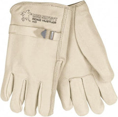 MCR Safety - Size M General Protection Work Gloves - For Work & Driver, Uncoated, Cream, Paired - Top Tool & Supply