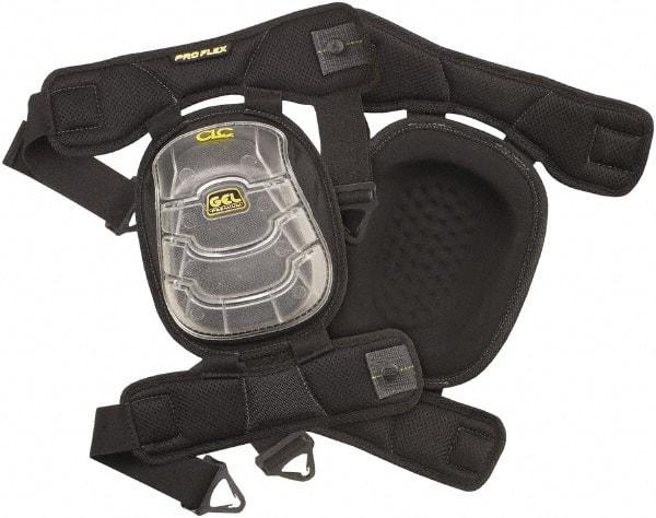 CLC - Size Universal, Buckle Straps, Knee Pad - Gel Padding, Black, 2 Fabric Straps, Polyurethane Cover - Top Tool & Supply