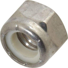 Value Collection - 5/16-24 UNF 18-8 Hex Lock Nut with Nylon Insert - 1/2" Width Across Flats, 11/32" High - Top Tool & Supply