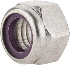 Value Collection - 7/16-14 UNC 18-8 Hex Lock Nut with Nylon Insert - 5/8" Width Across Flats, 29/64" High - Top Tool & Supply