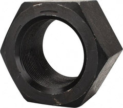 Value Collection - 2-12 UN Steel Right Hand Hex Nut - 3-1/8" Across Flats, 1-23/32" High, Uncoated - Top Tool & Supply