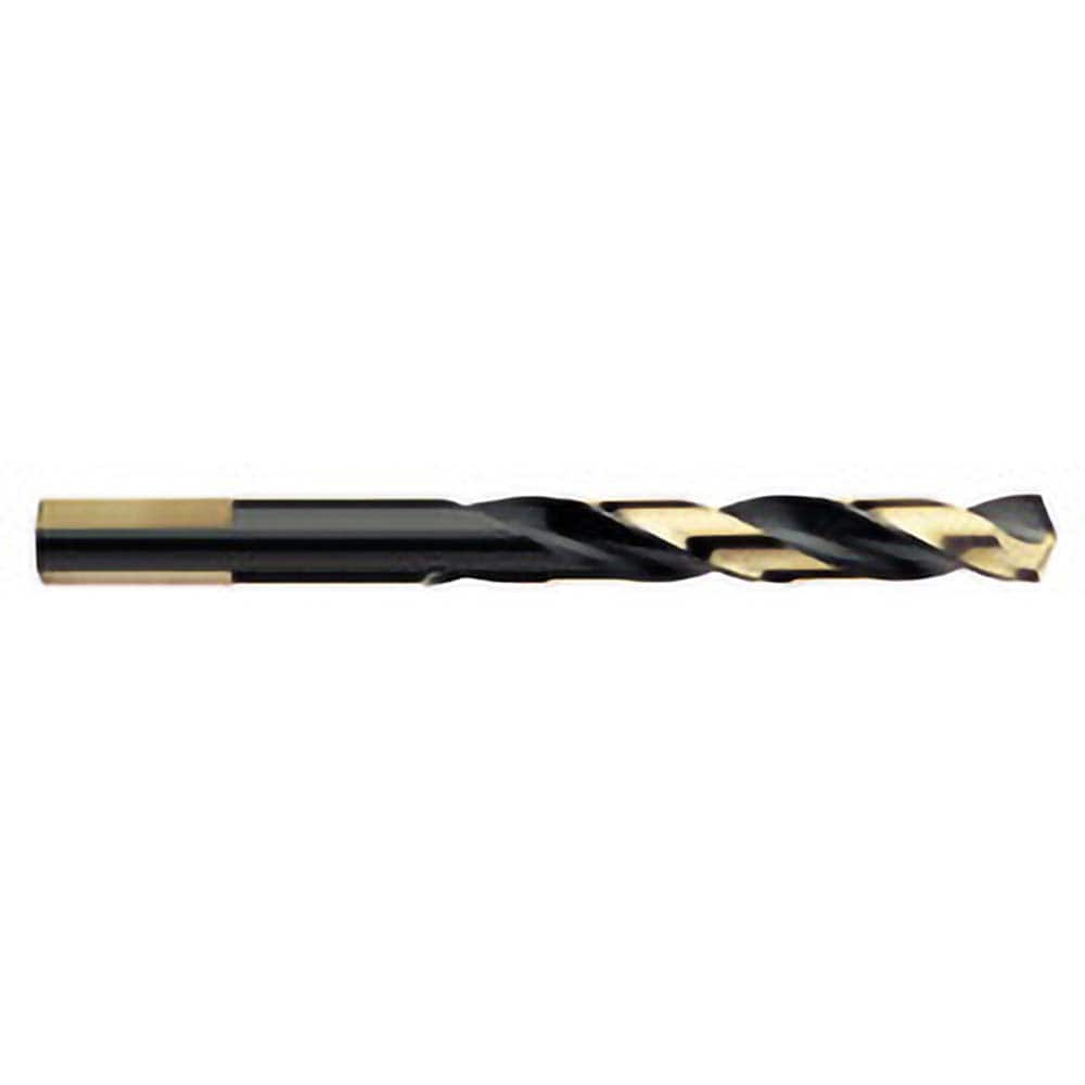 Titan USA - Maintenance Drill Bits; Drill Bit Size (Decimal Inch): 0.1719 ; Drill Bit Size (Inch): 11/64 ; Drill Point Angle: 135 ; Drill Bit Material: High Speed Steel ; Drill Bit Finish/Coating: Black Oxide; Gold ; Shank Type: Straight - Exact Industrial Supply